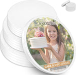 BOARDS+ cake board drum front view with 8, 10, and 12 inch sizes