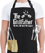 Kaidouma funny grill apron front view