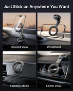 Syncwire car mount attached to car dashboard