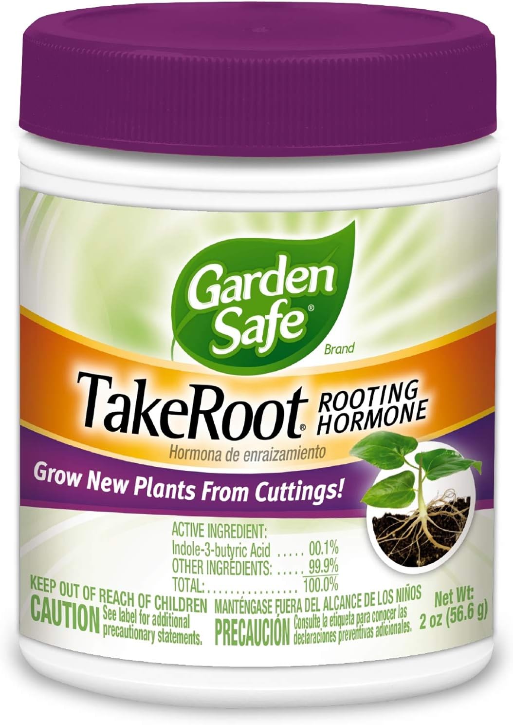 Garden Safe take root rooting hormone front view package