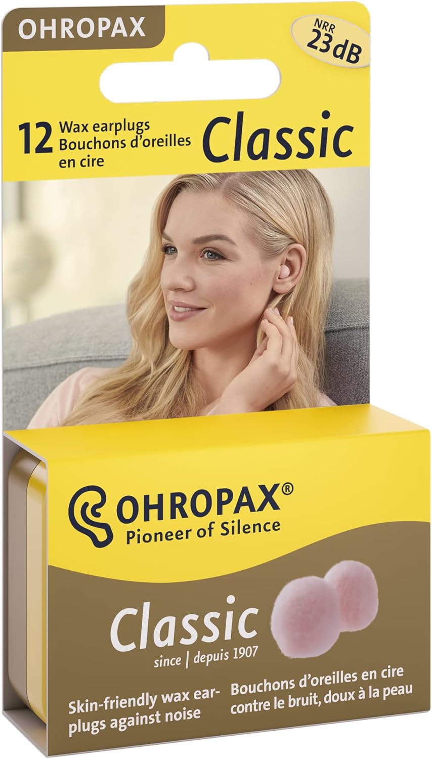 Ohropax Ohropax Wax Ear Plugs 12 plugs - Image 1