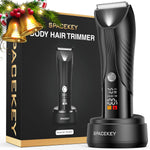 Spacekey Electric Body Hair Trimmer front view with LED light