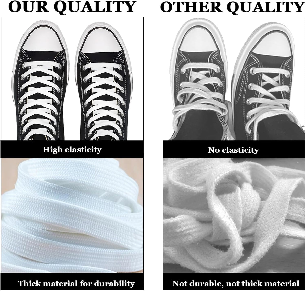 Topdatry elastic laces showing fray resistant ends