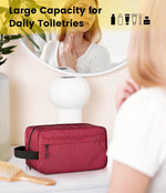Vorspack men women grooming kit hanging in bathroom