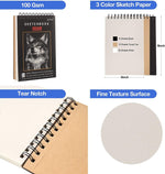 Prina sketching set blending stumps and charcoal sticks accessories