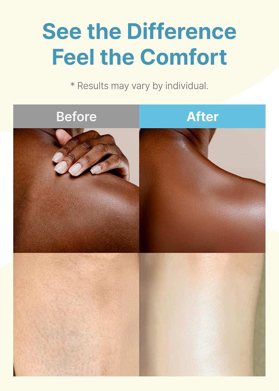 Derma B moisture body oil pump applicator feature