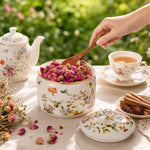 Elsjoy enamel storage jar packaging and complete set view