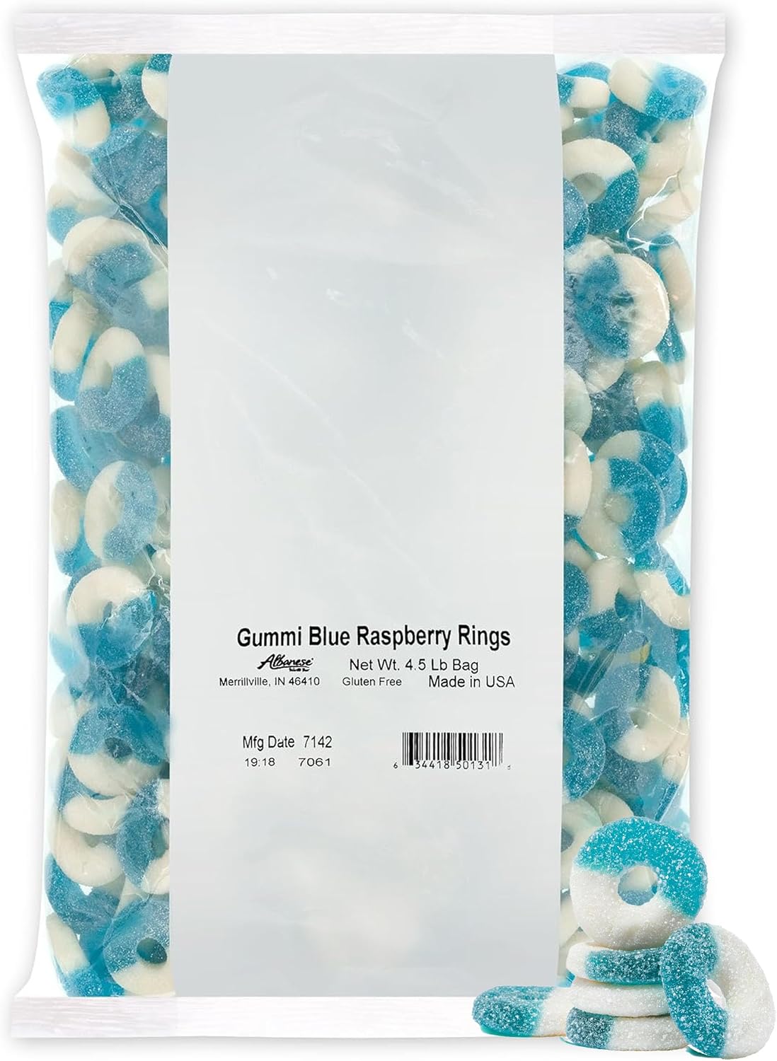 Albanese Candy, Mini Assorted Fruit Gummi Worms, 5-pound Bag - Image 13