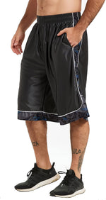 HQUEC Men's 12" Long Basketball Athletic Shorts Below Knee Loose-Fit | Deep Pockets, Mesh Fabric, Sweat Wicking, Elastic Waist Drawstring, Free Movement, Gym Running Multi Sports - Image 10