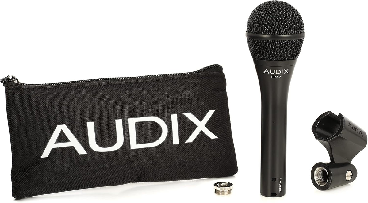 Audix OM7 professional stage microphone XLR connection port