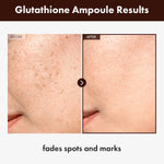 Tosowoong K-beauty glutathione ampoule 30ml packaging for evening skin tone