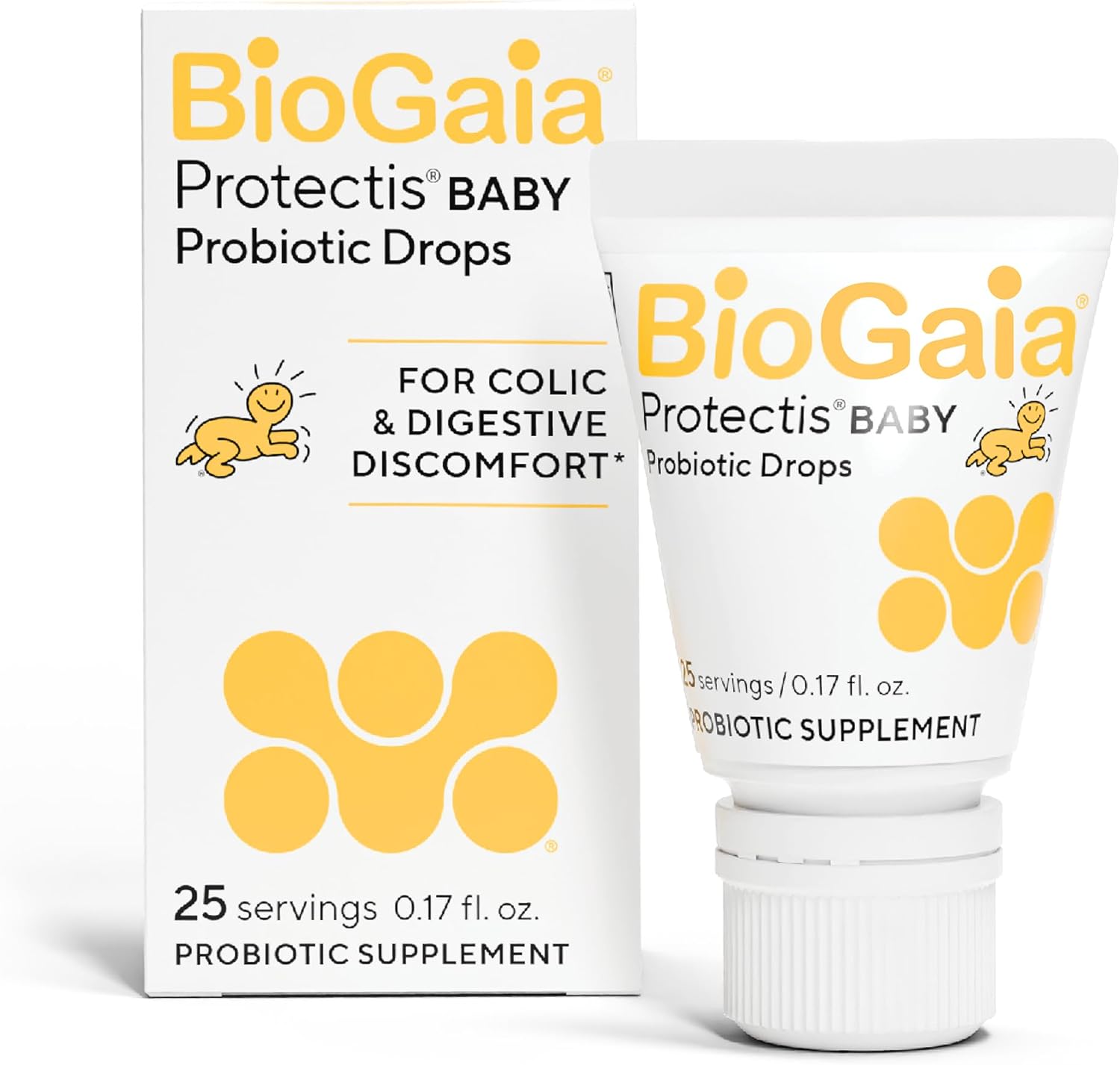 BioGaia Protectis Baby Probiotic Drops bottle front view for infant digestion