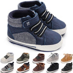 Cencirily baby high top sneaker front view infant walking shoes