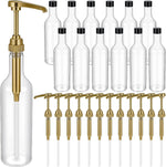 Maxdot 6 Pcs 25 oz Syrup Bottles with Pump Long Neck Bottles Plastic Syrup Pump Dispenser for Coffee Bar Accessories Home Party (Black) - Image 10