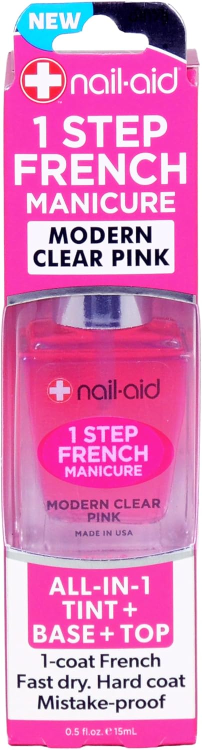 Nail-Aid 1 Step French Manicure nail treatment polish front view bottle