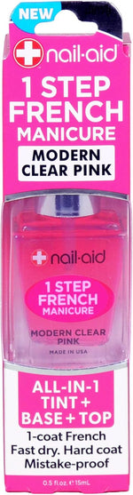 Nail-Aid 1 Step French Manicure nail treatment polish front view bottle