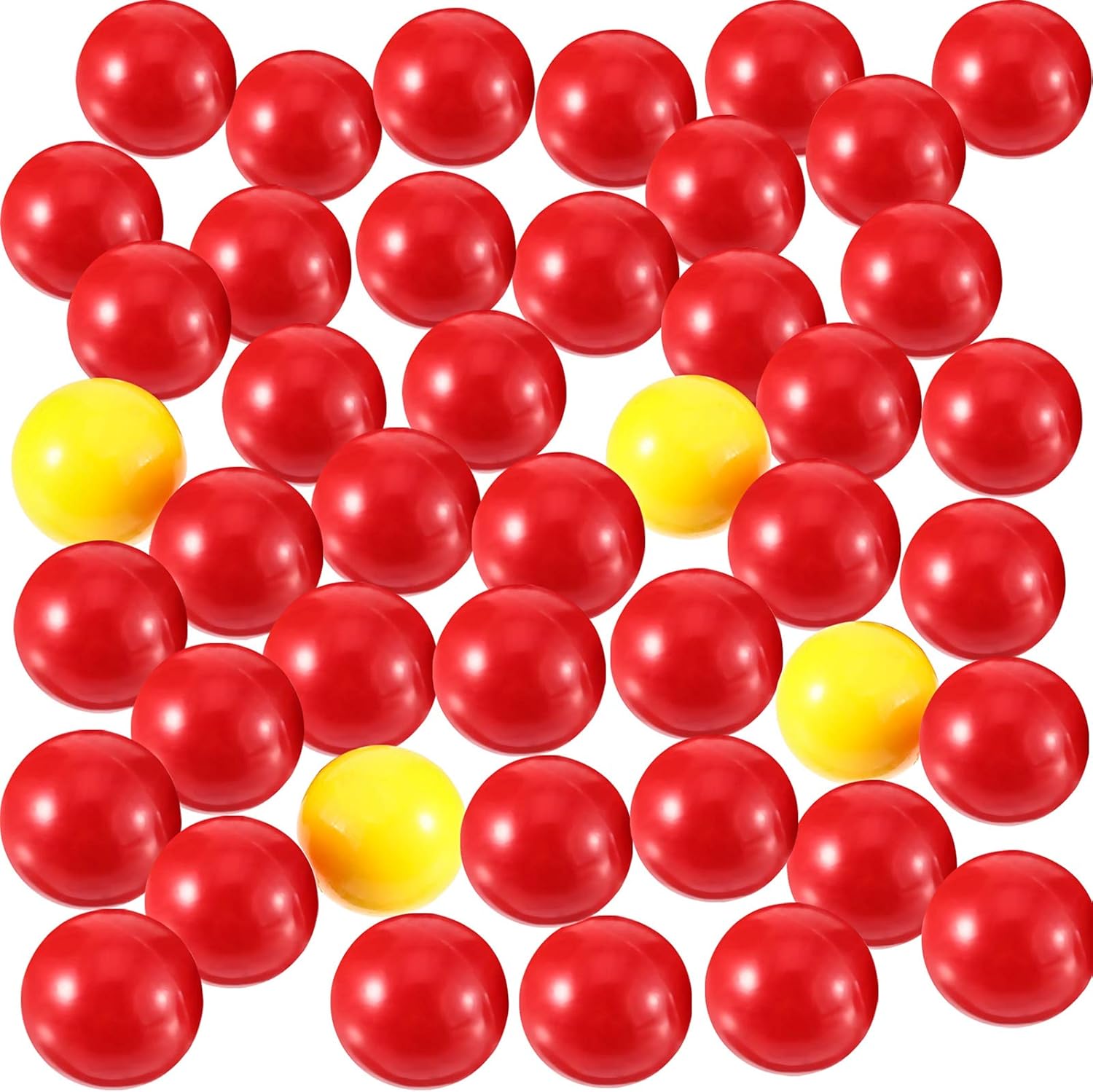 Gejoy 42 pieces game replacement marbles front view packaged set