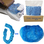 LVKN disposable pedicure liners front view of packaging box for salon hygiene.