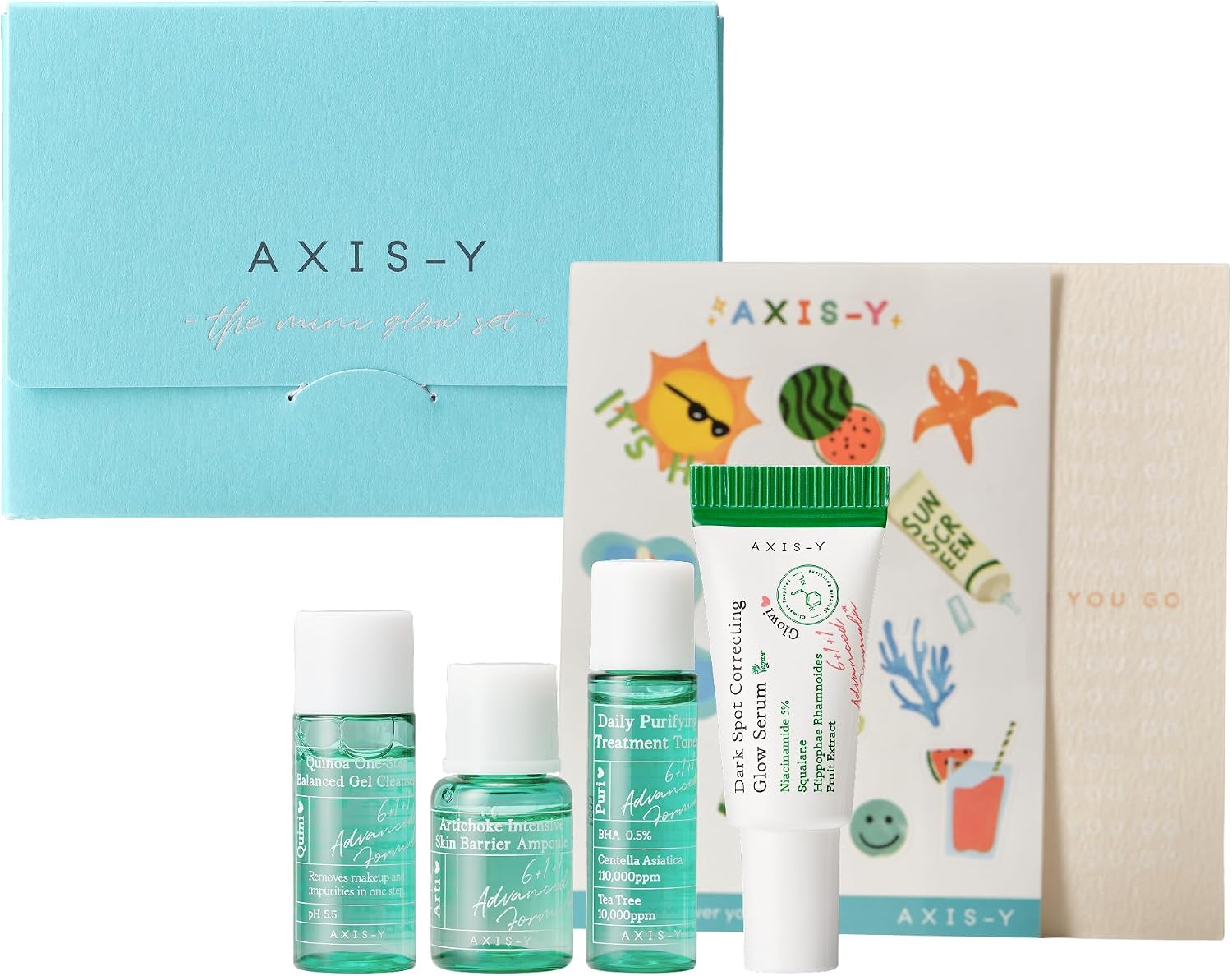 Axis-Y The Mini Glow Set front view packaging