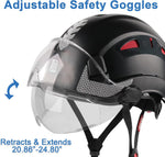 UM ULTRAMAXX construction helmet side profile showing ventilation slots