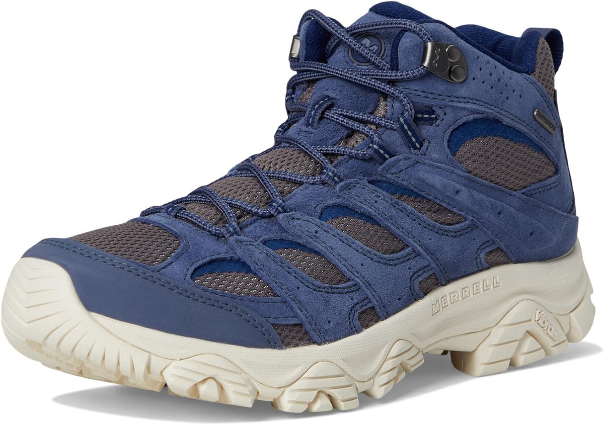 Merrell men's moab 3 mid waterproof hiking boots in box packaging