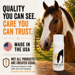 Pure Sole moisturizing sunblock stick for horses