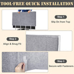 HOMEYA TV Dustproof Protector packaged for shipping