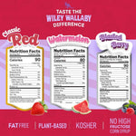 Wiley Wallaby Australian style soft and chewy vegan candy twists pack