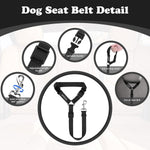 Bwogue vehicle seatbelt restraint with zinc alloy swivel snap