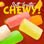 Chewy fruit taffy candy bulk pack 136 pieces