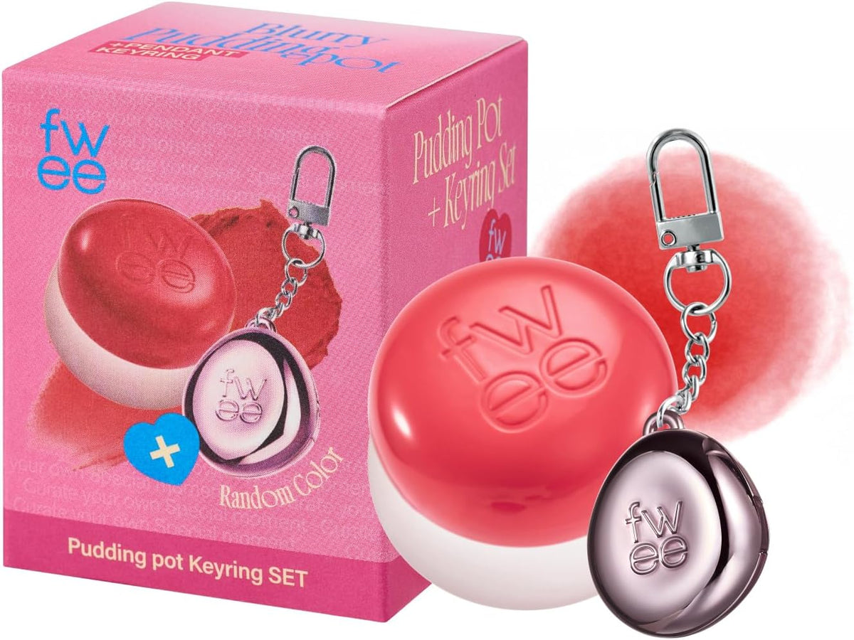 fwee Blurry Pudding Pot + Keychain SET | Airbrushed Blush & Lip, Buildable Pigment, Long-lasting, Lightweight, Easy to Blend, Natural Soft Matte Finish Makeup - Baddie (Mauve Berry) | 0.17 oz - Image 15