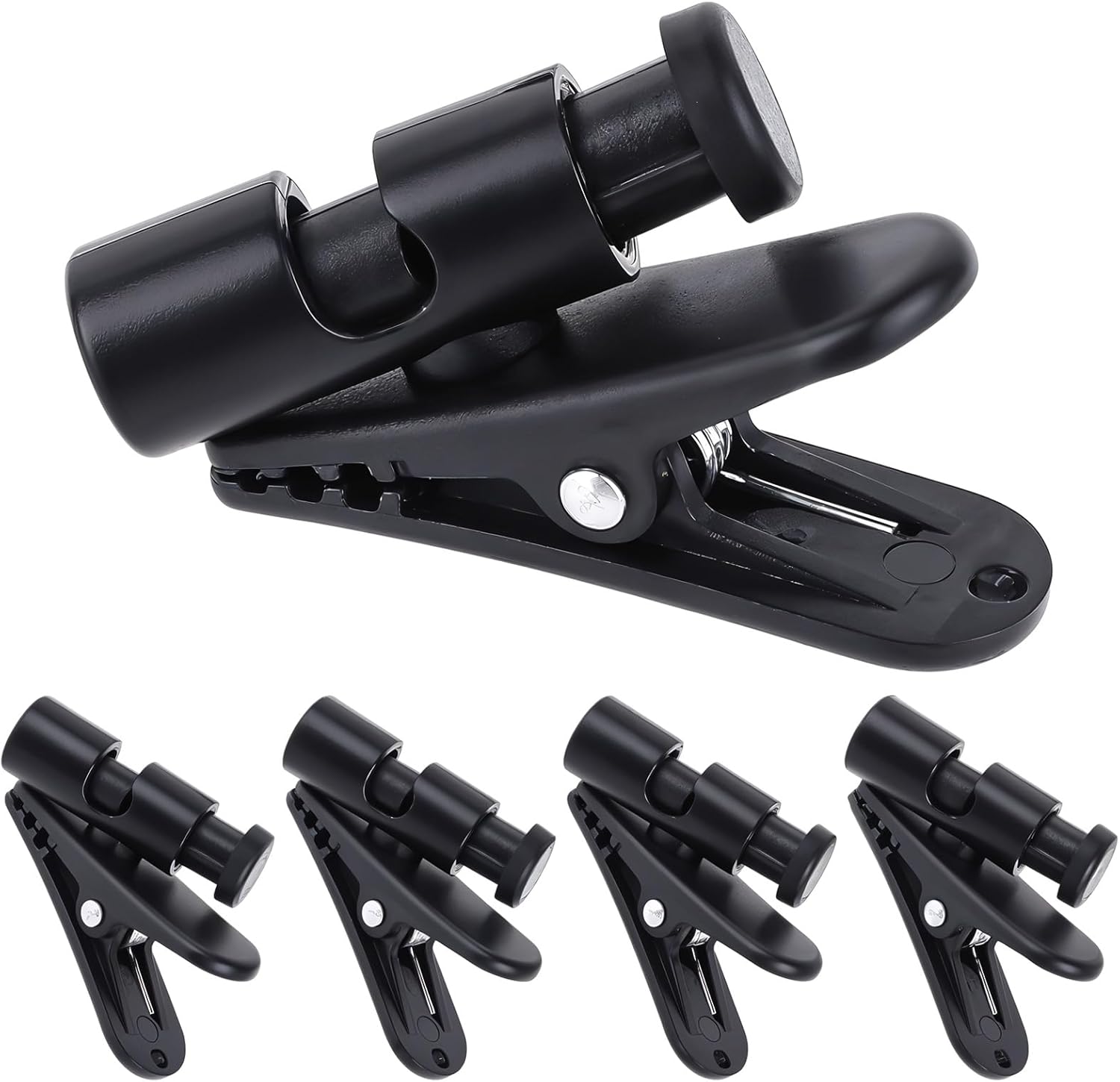 Xthrotsenk rotatable headphone cable clips front view pack of five