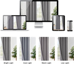XWZO energy efficient curtains packaged in a set of two