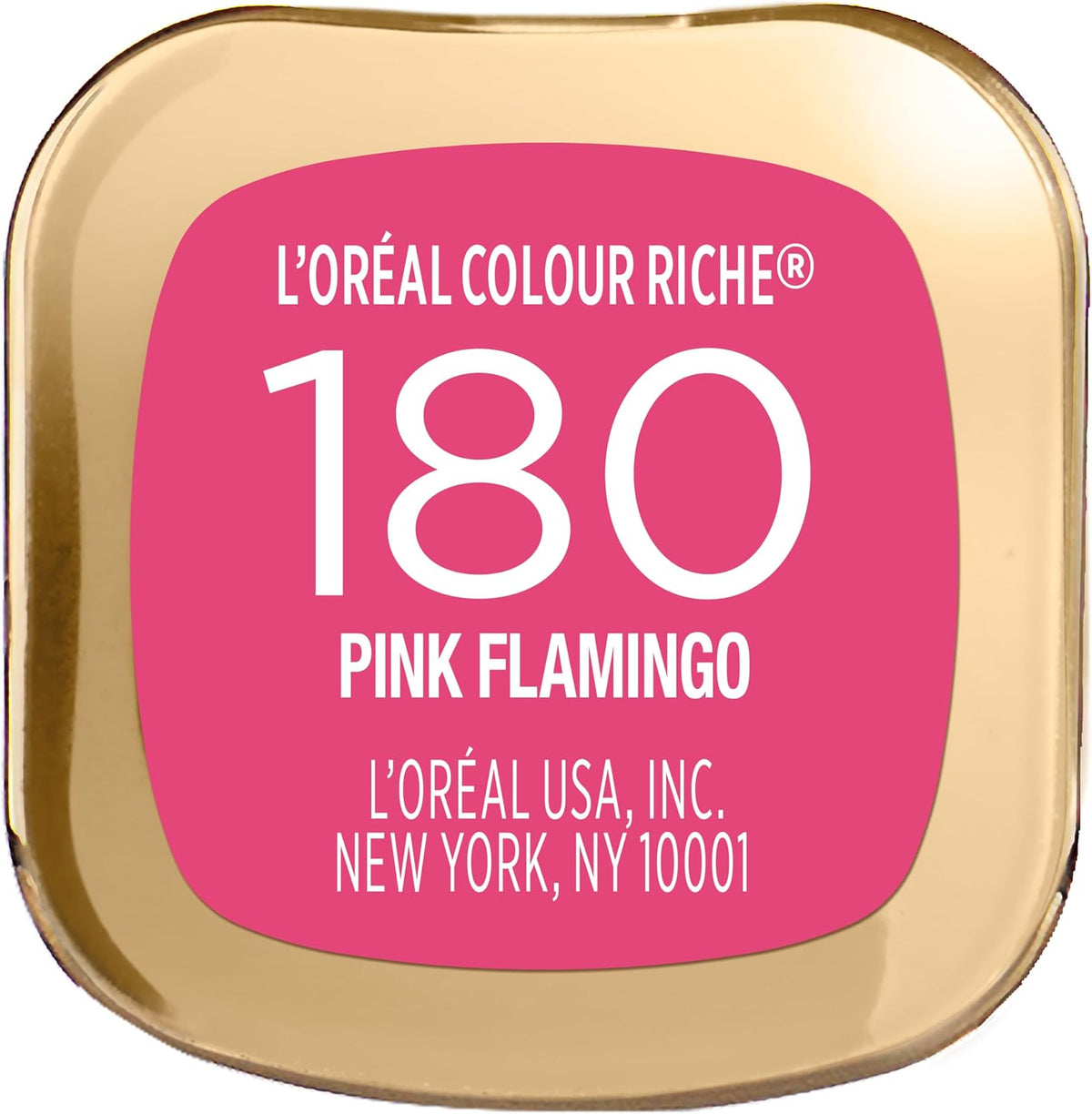L'Oreal Paris Colour Riche Lipstick ingredients label on packaging