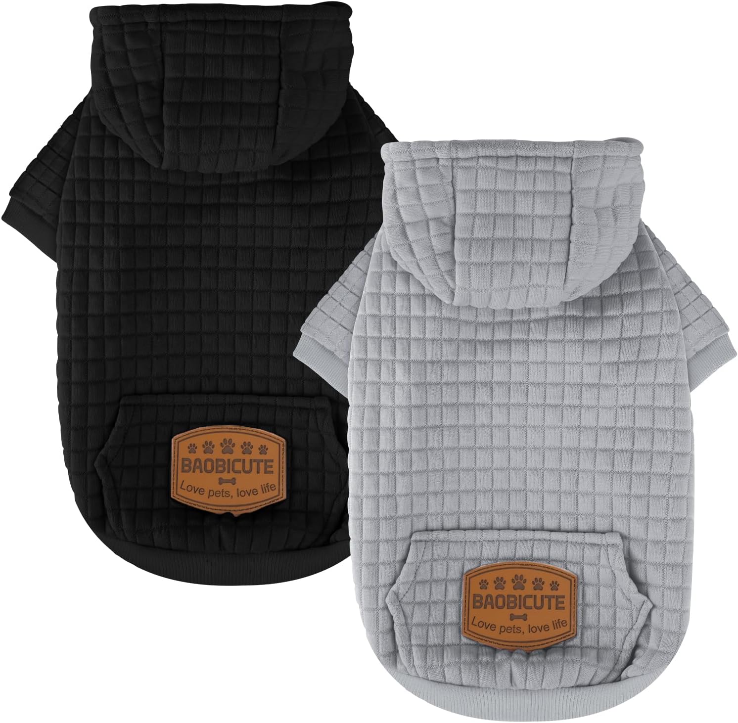 Baobicute dog hoodie sweaters front view premium pet winter wear