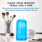 Cinema Secrets brush cleaner liquid bottle packaging and label