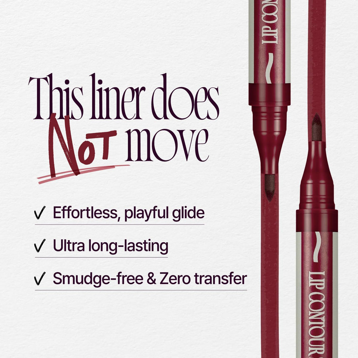 Authentic Fwee long lasting dual lip liner and tint imported packaging.