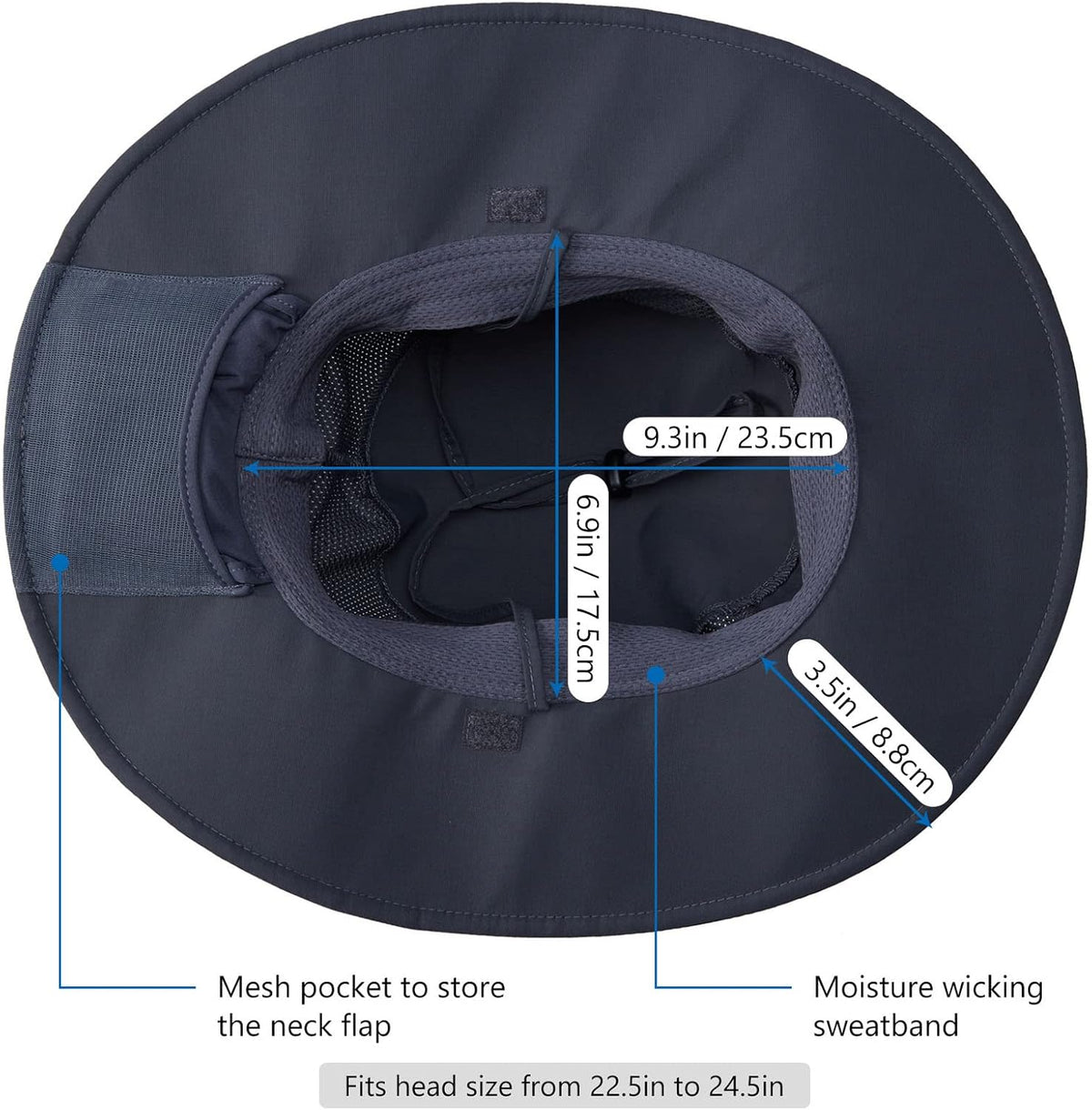 Bassdash outdoor bucket hat highlighting water resistant fabric