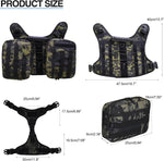 BYGD dog backpack with side bags removed showing the underlying walking harness structure