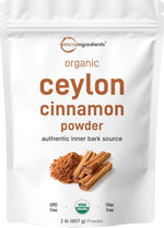 Micro Ingredients Organic Ceylon Cinnamon Powder, 8 oz | Sri Lanka Source | True Cinnamon for Spice & Seasoning | Great for Baking, Cooking, & Drinks | Additive Free, Non-GMO - Image 9