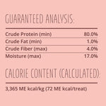 Better Belly proteins highly digestible dog chews close up texture