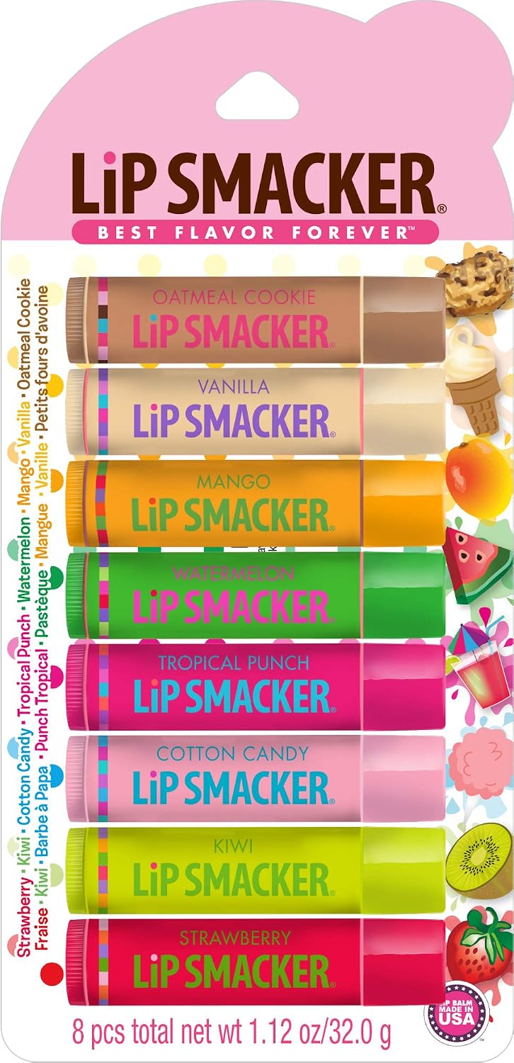 Lip Smacker Coca-Cola flavored lip balm collection 8 pack display