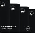 Deconovo room darkening curtain top grommet ring detail