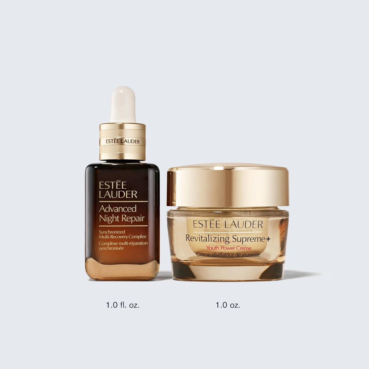 Authentic USA imported Estée Lauder premium lifting and firming skincare kit displayed on a clean studio background.