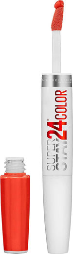 Maybelline New York SuperStay 24 2-Step Liquid Lipstick Makeup, Steady Red-Y, 1 kit - Image 10