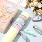 Christian scripture wristbands worn comfortably on a person's wrist