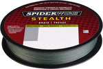 Spiderwire moss green braided fishing line packaging