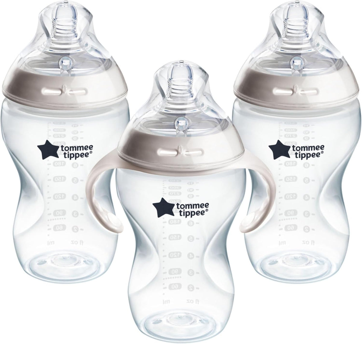 Tommee Tippee feeding bottle 11oz 3 pack for thicker feeds