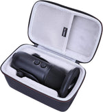 L LTGEM hard case front view showing black EVA exterior and rubber handle