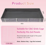 FunFurry cage liner with paw print pattern detail